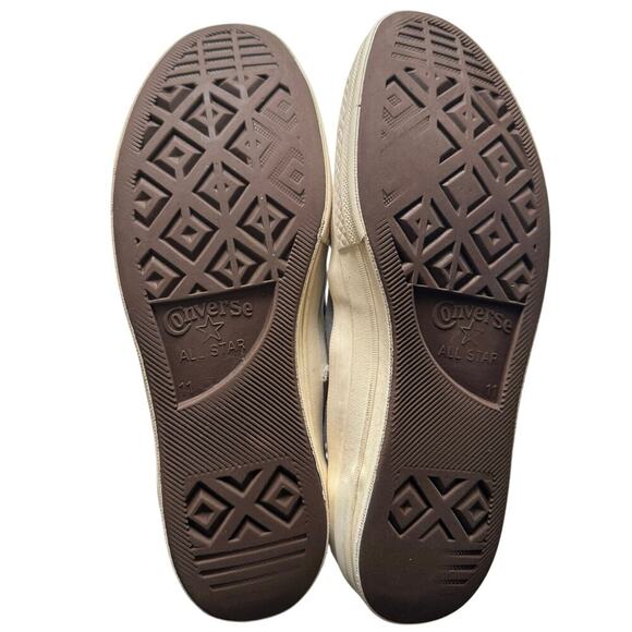 Comme des Garçons Play x Converse Chuck 70 Low Sneakers Gray Black Size 11 - Picture 11 of 11